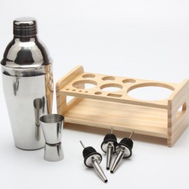 12Pcs Stainless Steel Cocktail Shakers Mixer Drink Bartender Bar Set Tools Kit