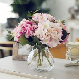 Artificial California Hydrangea Silk Flower for Wedding Party Festival Decorations Leading Way Silk