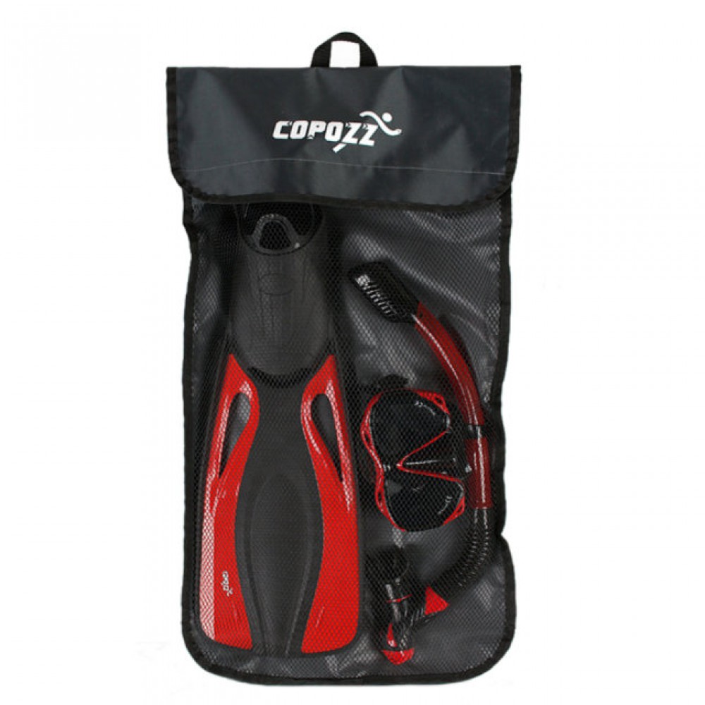 COPOZZ Mesh Storage Bag for Swimming Diving Portable Flippers Fins Handbag