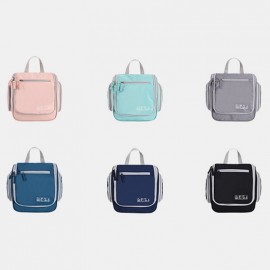 Cosmetic Bag Travel Wash Bag Candy Color Small Ear Wash Bag Solid Color Hook Wash Bag
