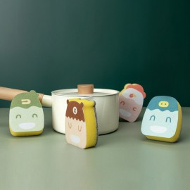 Cute Cartoon Kitchen Cleaning Sponge Magic Sponge Eraser Pan Pot Dish Washing Sponge Kitchen Cleaning Tools