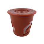 KCASA KC-COFF13 Refillable Coffee Capsule Cup Multiple Color Doiphin Reusable Refilling Filter For N