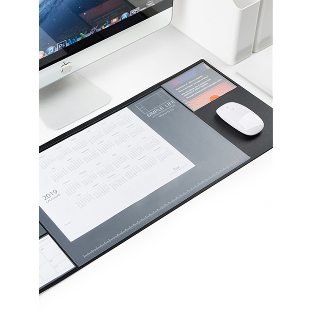 Multifunctional Storage Office Desk Pad Large Laptop Pad Large Keyboard Mat Wrist Protect Stationery Supplies