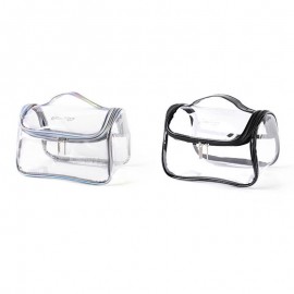 PVC Transparent Waterproof Large Capacity Wash Bag Bath Bag Portable Cosmetic Bag Swimming Storage Bag
