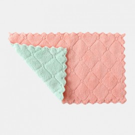 Plain Scouring Pad Double-Sided Rag Kitchen Dish Towel Dish Cloth Dish Cloth Housework Cleaning Rag